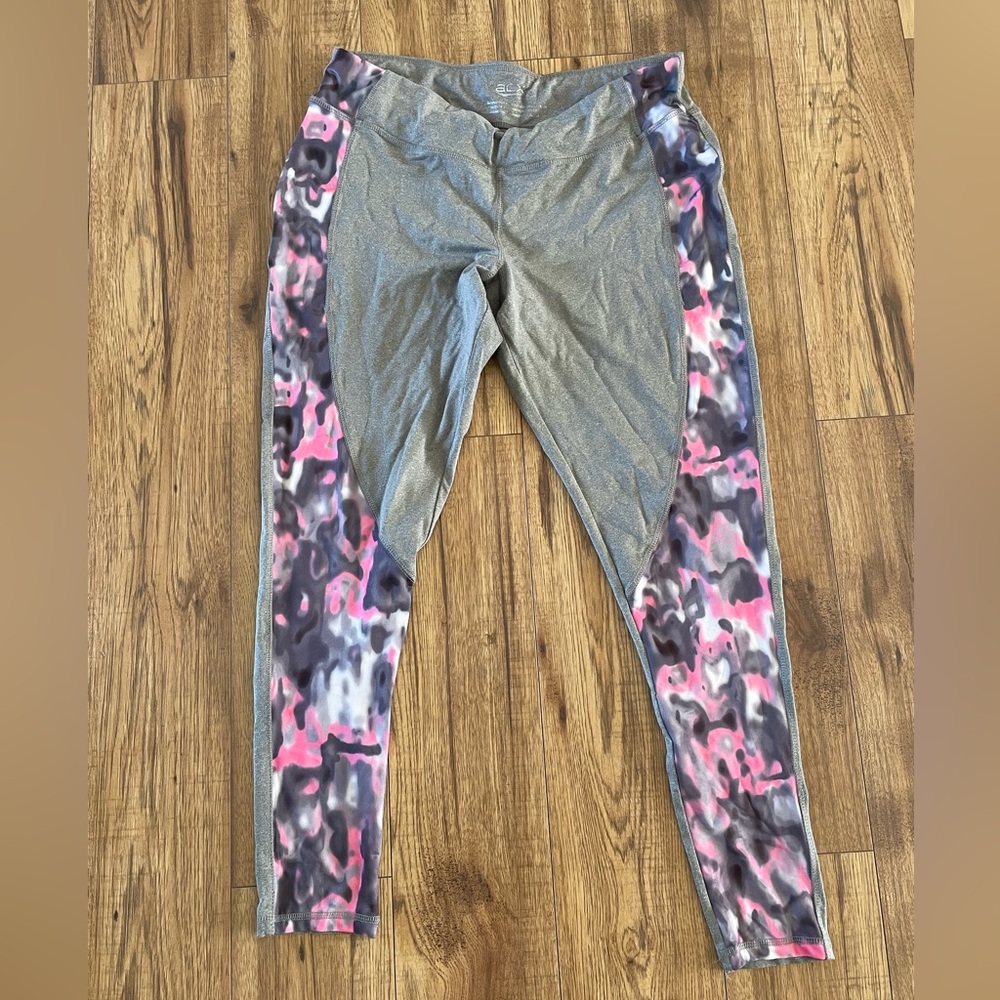 Grey and Pink Leggings